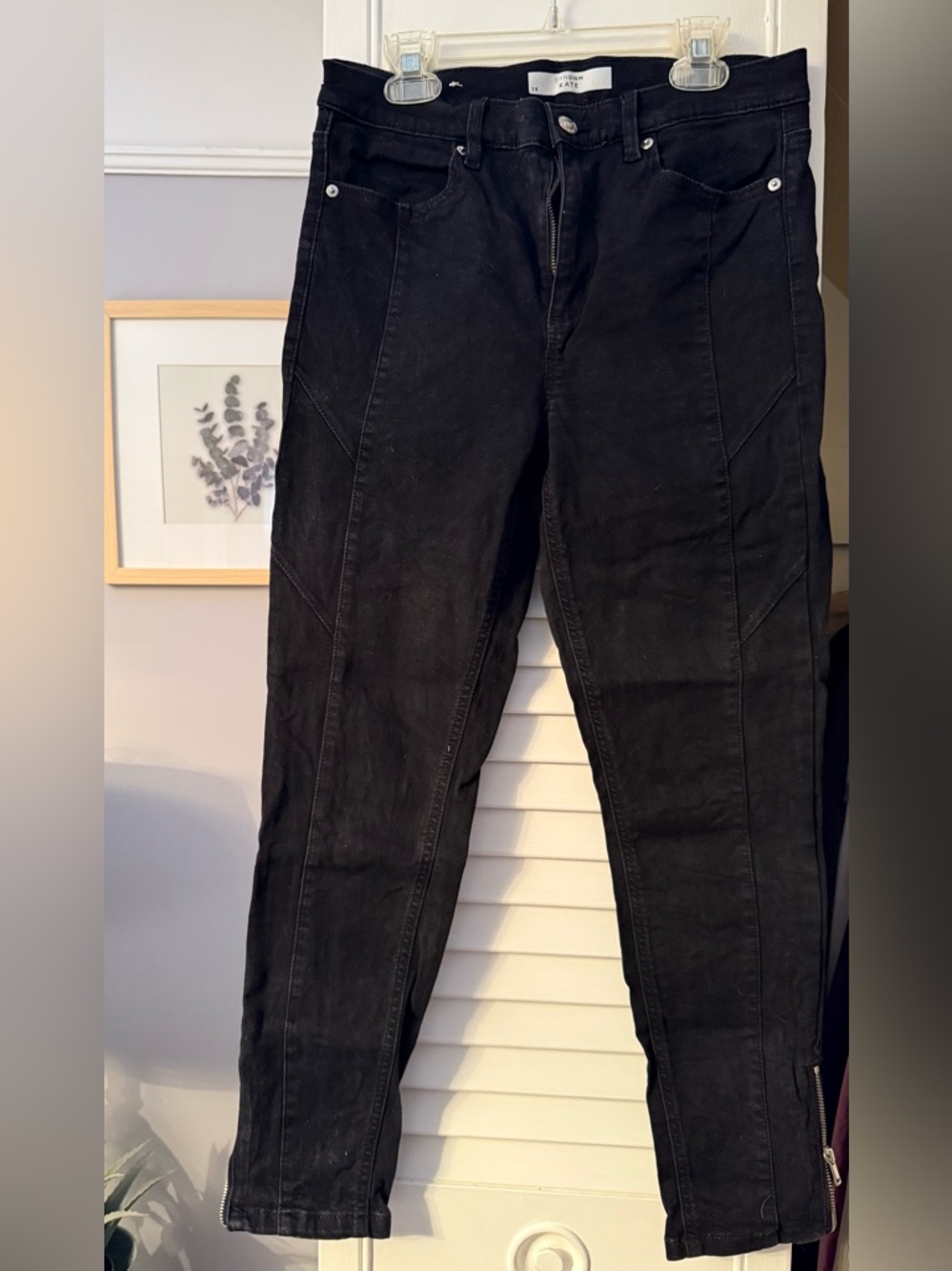 Dynamite Black Women's Slim Tapered Jeans